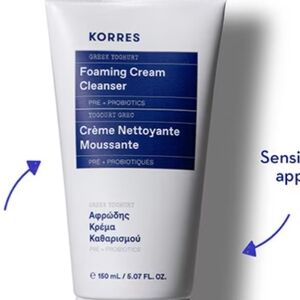Korres Greek Yogurt Cleanser with Blue Label